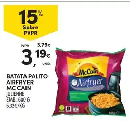 Continente Batata palito airfryer mc cain julienne promoção