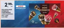 Continente gelados mini icónicos continente clássico/morango promoção