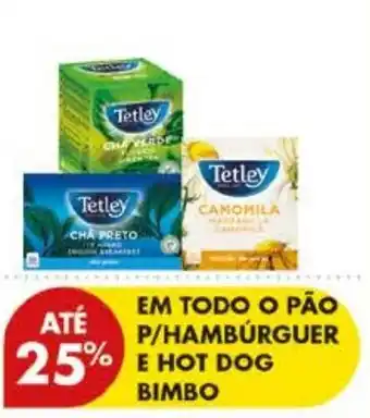 Pingo Doce Tetley chá verde promoção
