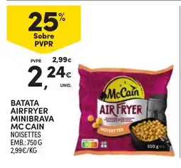 Continente batata airfryer minibrava mc cain noisettes promoção