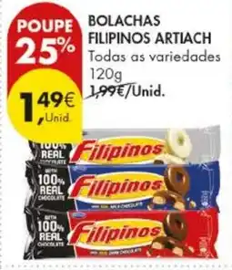 Pingo Doce Bolachas filipinos artiach promoção