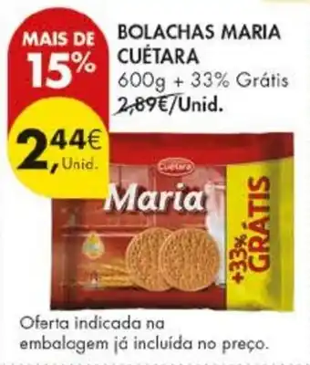 Pingo Doce Bolachas maria cuétara promoção