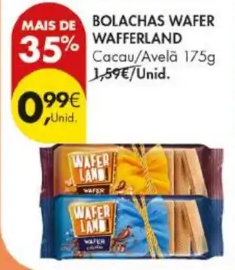 Pingo Doce Bolachas wafer wafferland promoção