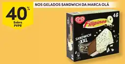 Continente gelados sandwich da marca olá promoção