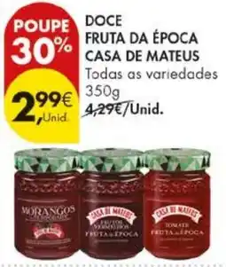 Pingo Doce Doce fruta da época casa de mateus promoção