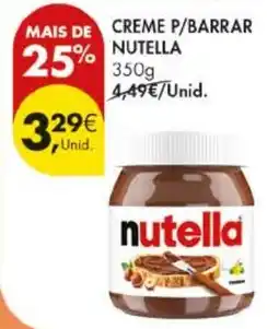 Pingo Doce Creme p/barrar nutella promoção