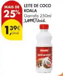 Pingo Doce Leite de coco koala promoção