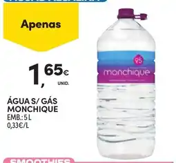 Continente Água s/gás monchique promoção