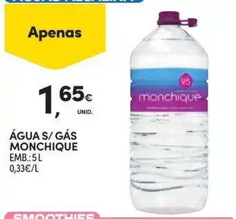 Continente Água s/gás monchique promoção