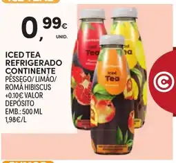 Continente Iced Tea Refrigerado Continente promoção
