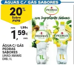 Continente água c/ gás pedras sabores promoção