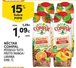 Continente Néctar compal promoção