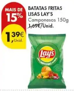 Pingo Doce Batatas fritas lisas lay's promoção
