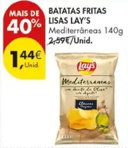 Pingo Doce batatas fritas lisas lay's mediterrâneas promoção
