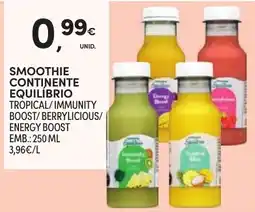 Continente Smoothie continente equilíbrio promoção