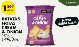 Pingo Doce Batatas fritas cream & onion promoção