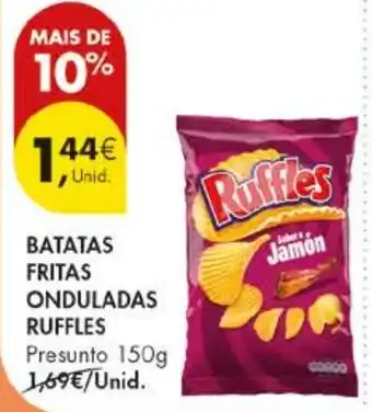 Pingo Doce batatas fritas onduladas ruffles promoção