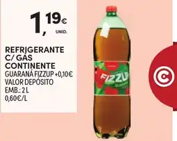 Continente Guaraná fizzup promoção