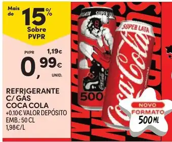 Continente Coca Cola promoção