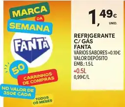 Continente Refrigerante c/ gas fanta promoção