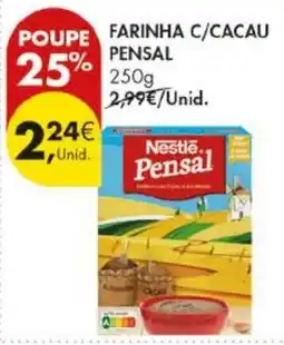 Pingo Doce Farinha c/cacau pensal promoção