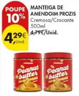 Pingo Doce Manteiga de amendoim prozis promoção