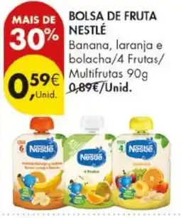 Pingo Doce Bolsa de fruta nestlé promoção