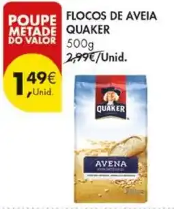 Pingo Doce Flocos de aveia quaker promoção
