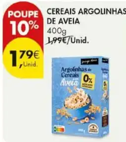 Pingo Doce Argolinhas de Cereais Aveia promoção