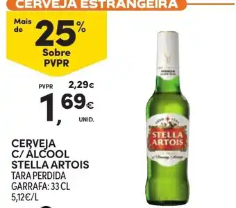 Continente Cerveja c/ álcool stella artois promoção