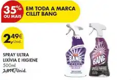 Pingo Doce spray ultra lixívia e higiene cillit bang promoção