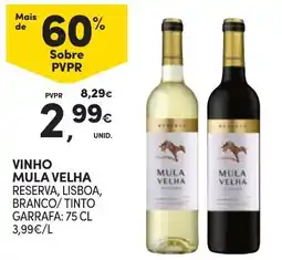 Continente vinho mula velha promoção