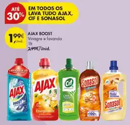 Pingo Doce ajax boost vinagre e lavanda promoção