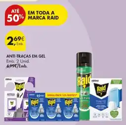 Pingo Doce Anti-traças em gel raid promoção