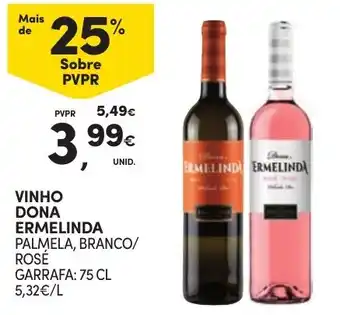Continente vinho dona ermelinda promoção
