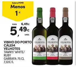 Continente vinho do porto cálém velhotes tawny/white/ruby promoção