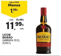 Continente Licor beirão promoção