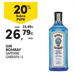 Continente gin bombay sapphire promoção