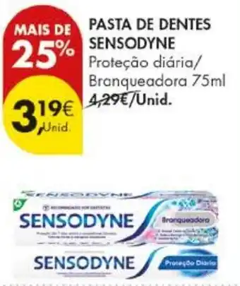 Pingo Doce Pasta de dentes sensodyne promoção