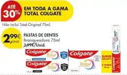 Pingo Doce Pasta de dentes colgate total branqueadora promoção
