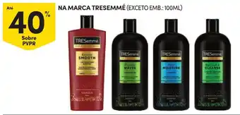 Continente na marca tresemme promoção
