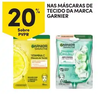 Continente Máscaras de tecido da marca garnier promoção