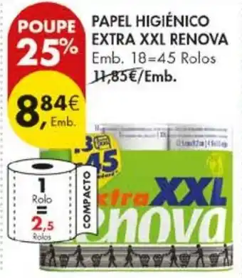 Pingo Doce Papel higiénico extra xxl renova promoção