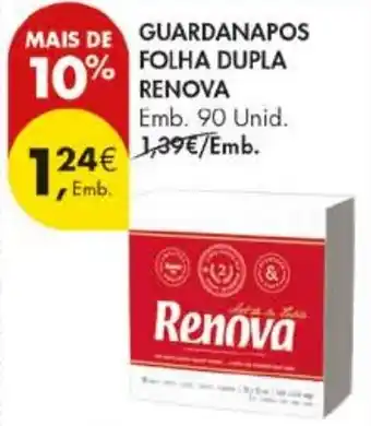 Pingo Doce Guardanapos folha dupla renova promoção