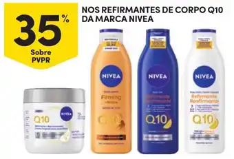 Continente nos refirmantes de corpo q10 da marca nivea promoção