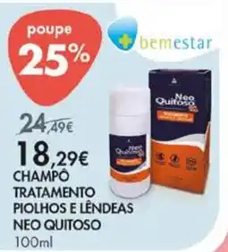 Pingo Doce Champô tratamento piolhos e lêndeas neo quitoso promoção