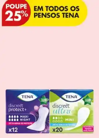 Pingo Doce tena discreet protect+ promoção
