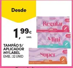 Continente tampão s/ aplicador mylabel promoção
