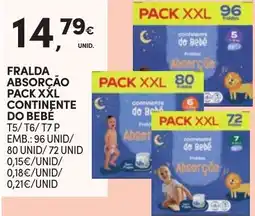 Continente Fralda absorção continente do bebê promoção