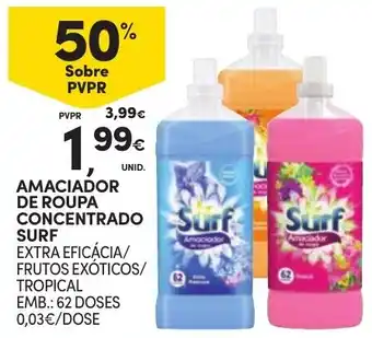 Continente Amaciador de roupa concentrado surf promoção
